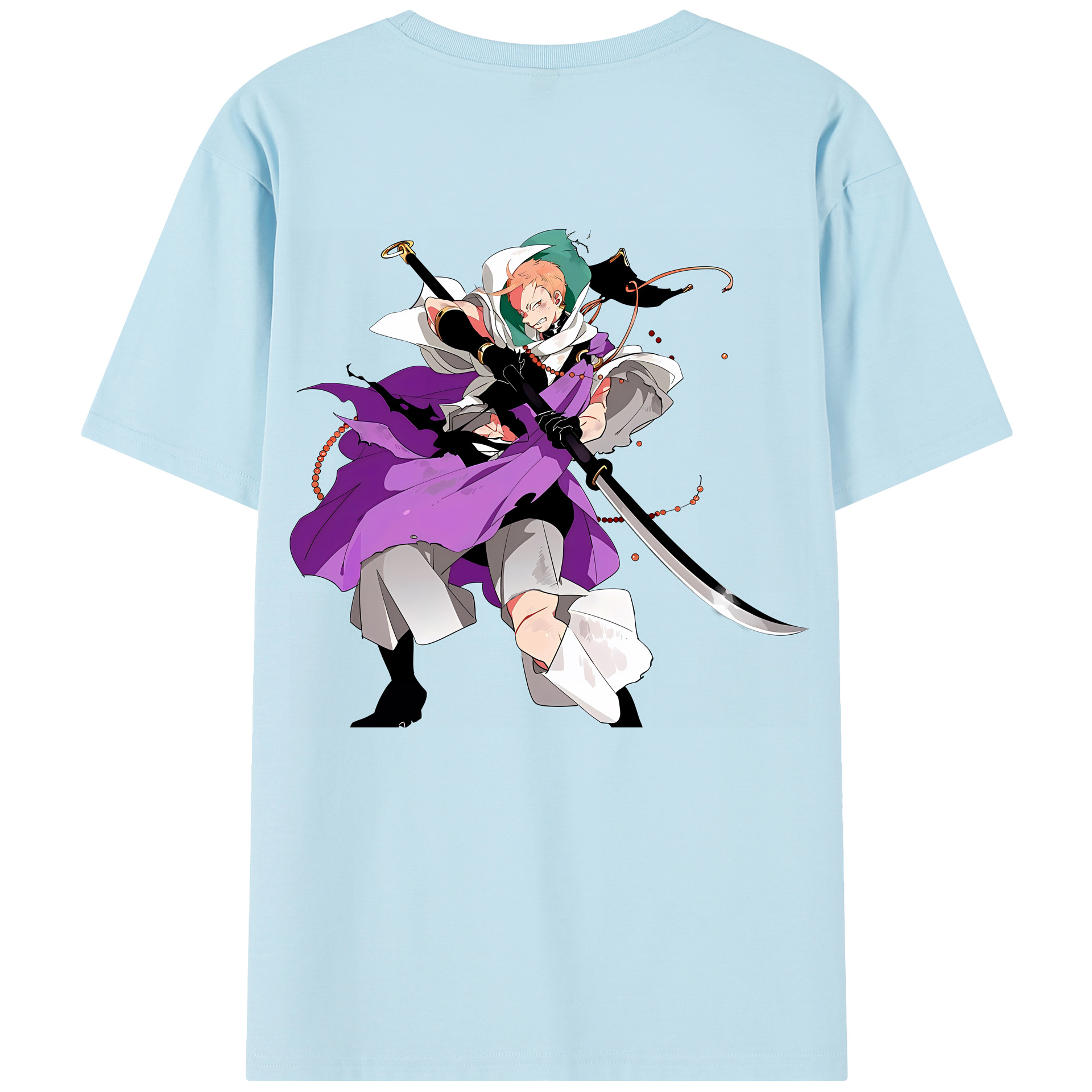 （画像用） 刀剣乱舞 Touken Ranbu 綿100％半袖Tシャツ（背面プリント）